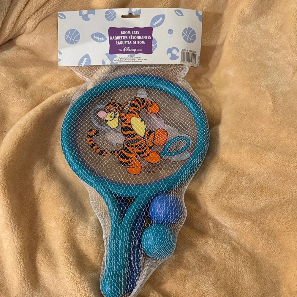 Disney Pooh Boom Bats Set - Blue and Yellow